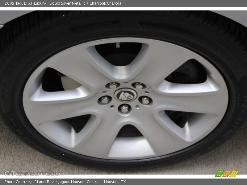 Liquid Silver Metallic / Charcoal/Charcoal 2009 Jaguar XF Luxury