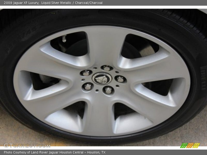 Liquid Silver Metallic / Charcoal/Charcoal 2009 Jaguar XF Luxury