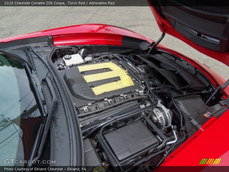  2016 Corvette Z06 Coupe Engine - 6.2 Liter Supercharged DI OHV 16-Valve VVT V8