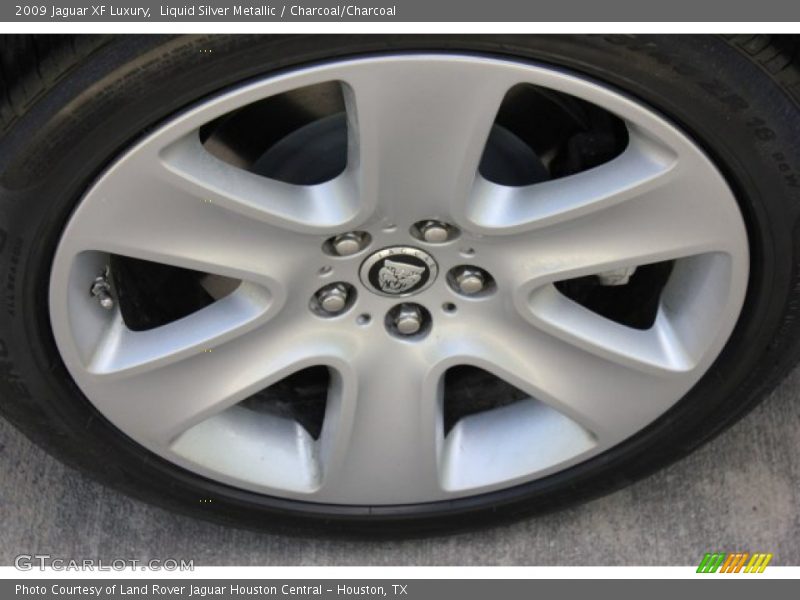 Liquid Silver Metallic / Charcoal/Charcoal 2009 Jaguar XF Luxury