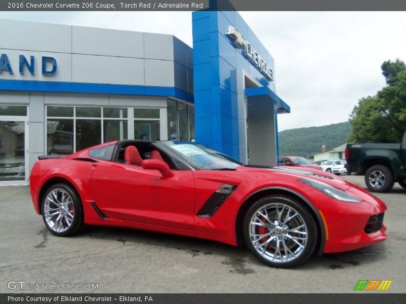 Torch Red / Adrenaline Red 2016 Chevrolet Corvette Z06 Coupe