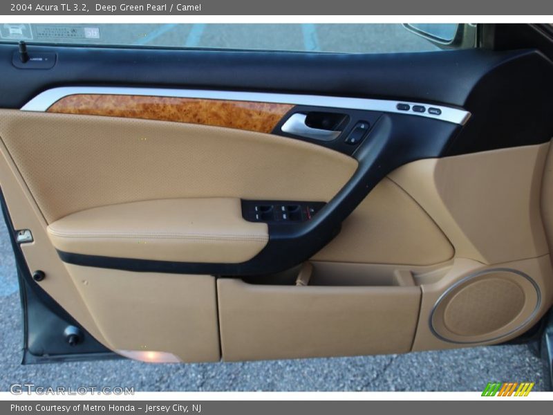 Deep Green Pearl / Camel 2004 Acura TL 3.2