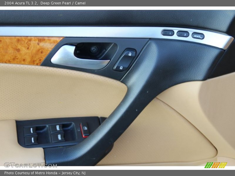 Deep Green Pearl / Camel 2004 Acura TL 3.2