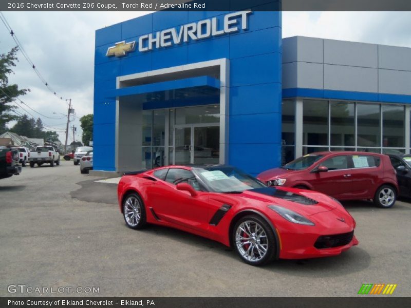 Torch Red / Adrenaline Red 2016 Chevrolet Corvette Z06 Coupe