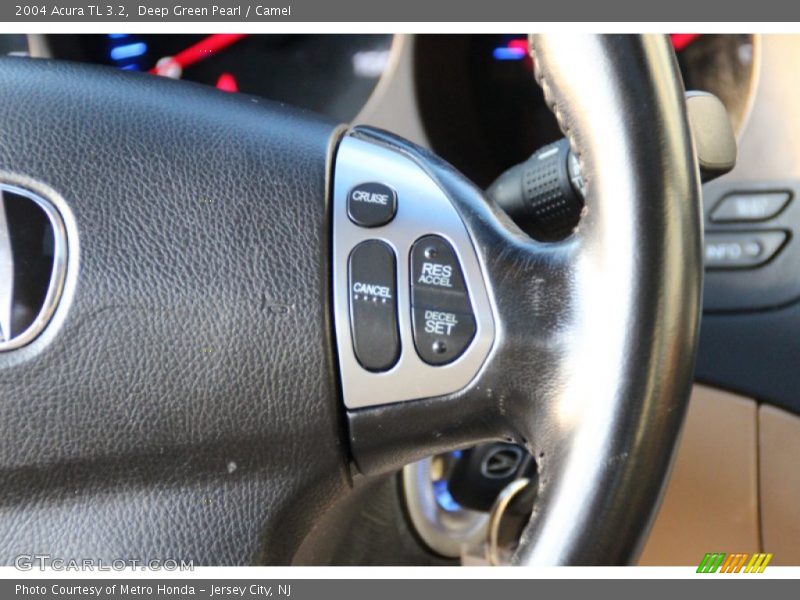 Deep Green Pearl / Camel 2004 Acura TL 3.2
