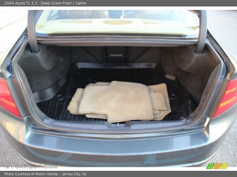 Deep Green Pearl / Camel 2004 Acura TL 3.2