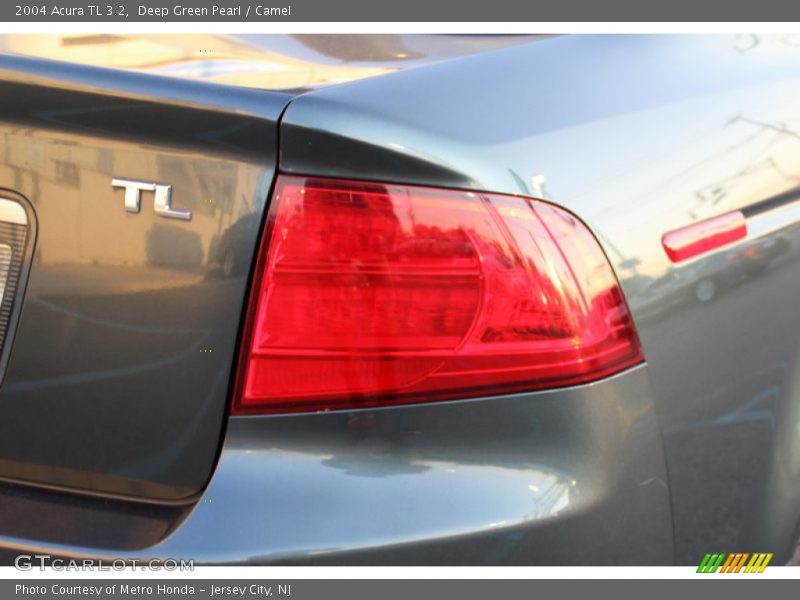 Deep Green Pearl / Camel 2004 Acura TL 3.2