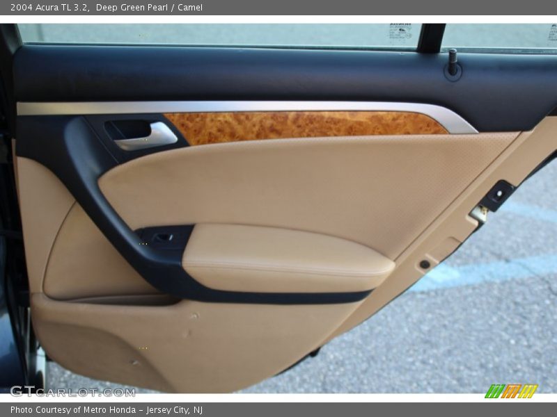 Deep Green Pearl / Camel 2004 Acura TL 3.2