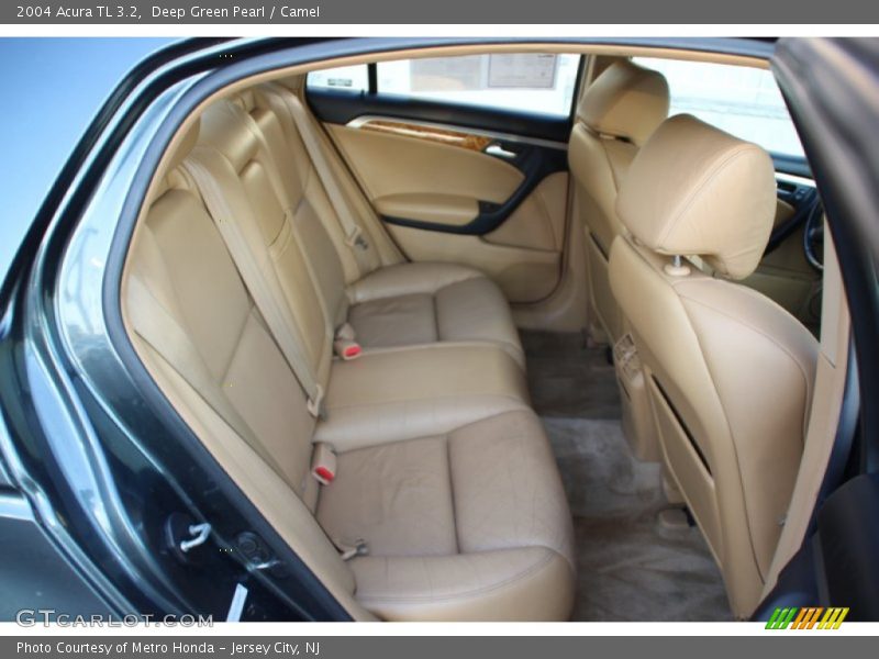 Deep Green Pearl / Camel 2004 Acura TL 3.2