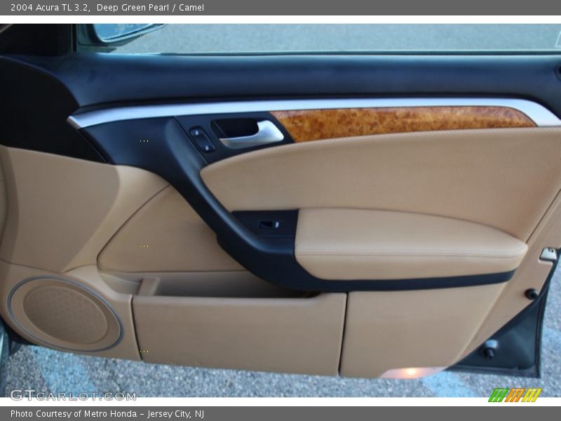 Deep Green Pearl / Camel 2004 Acura TL 3.2
