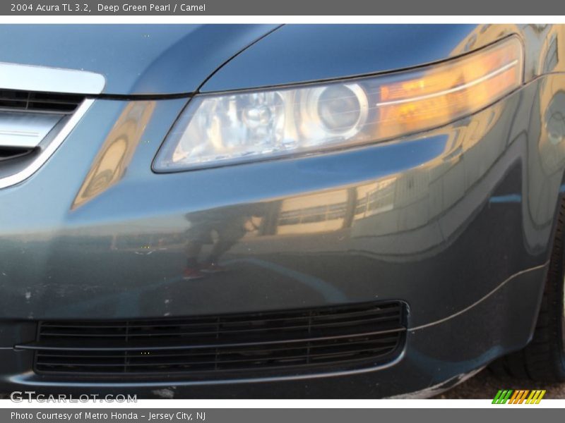 Deep Green Pearl / Camel 2004 Acura TL 3.2