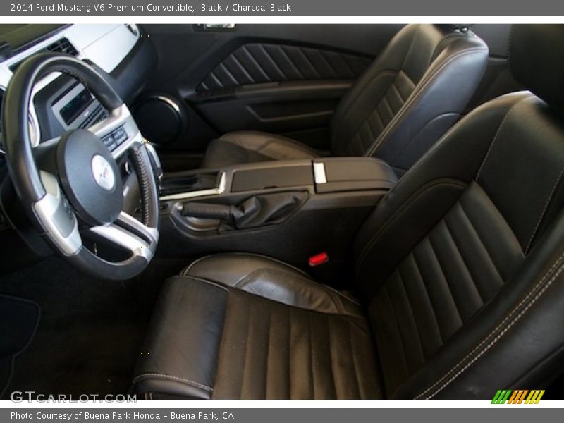 Black / Charcoal Black 2014 Ford Mustang V6 Premium Convertible