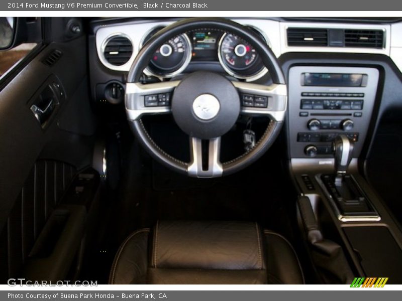 Black / Charcoal Black 2014 Ford Mustang V6 Premium Convertible