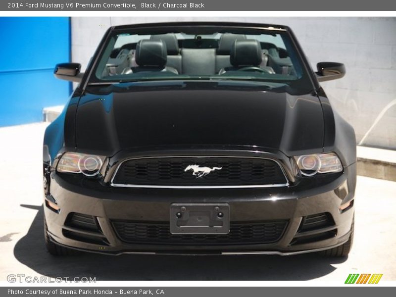 Black / Charcoal Black 2014 Ford Mustang V6 Premium Convertible