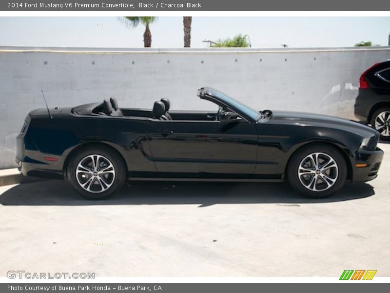 Black / Charcoal Black 2014 Ford Mustang V6 Premium Convertible