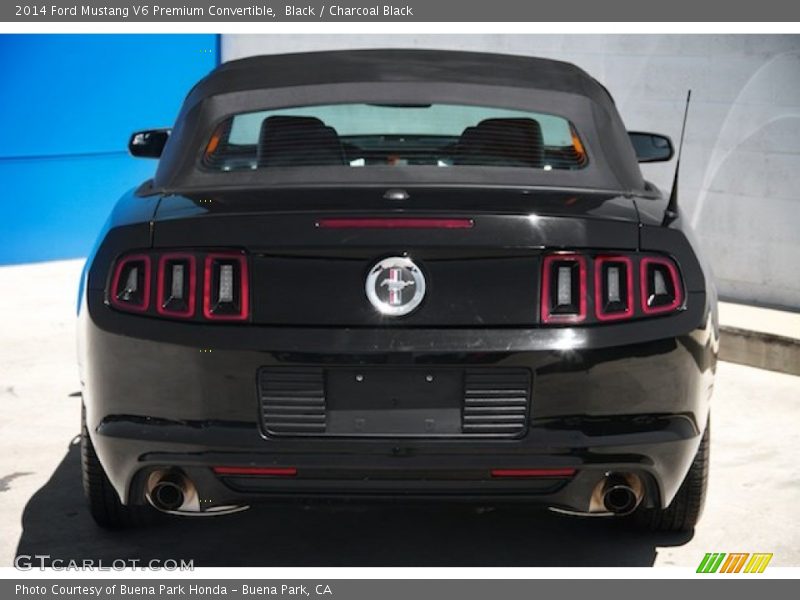 Black / Charcoal Black 2014 Ford Mustang V6 Premium Convertible