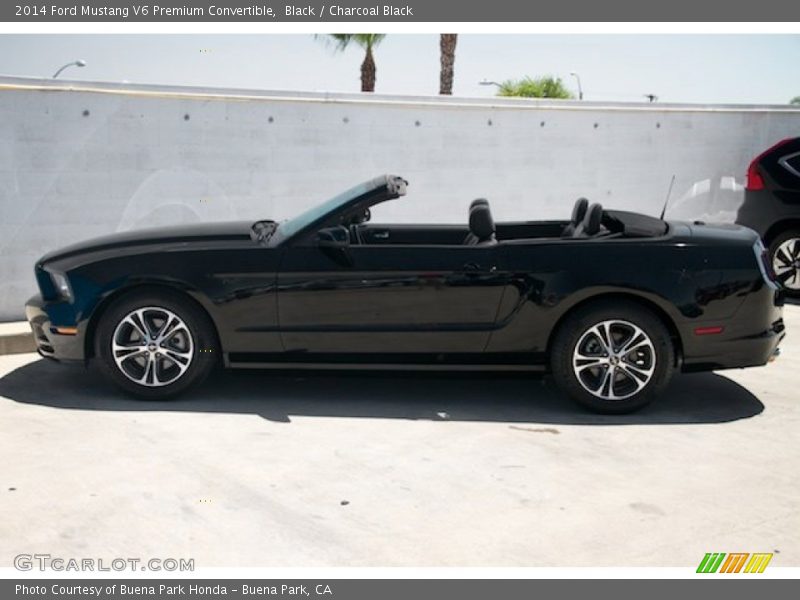 Black / Charcoal Black 2014 Ford Mustang V6 Premium Convertible
