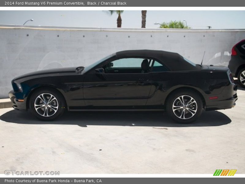 Black / Charcoal Black 2014 Ford Mustang V6 Premium Convertible