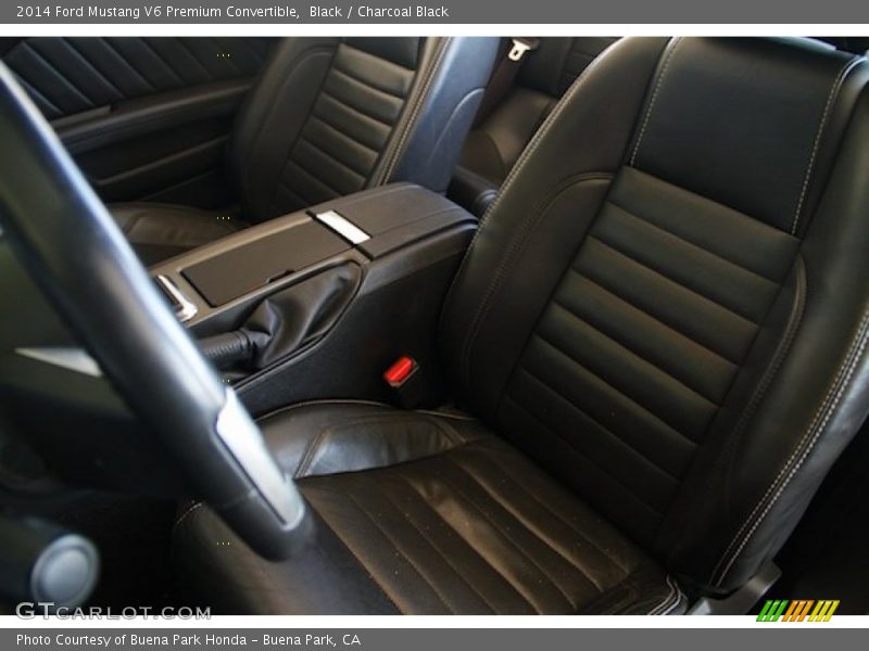 Black / Charcoal Black 2014 Ford Mustang V6 Premium Convertible