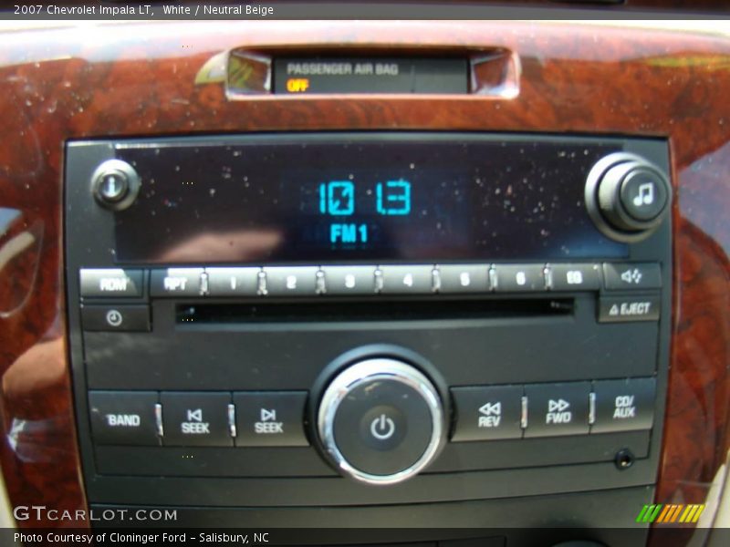 White / Neutral Beige 2007 Chevrolet Impala LT