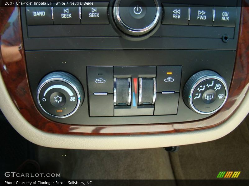 White / Neutral Beige 2007 Chevrolet Impala LT