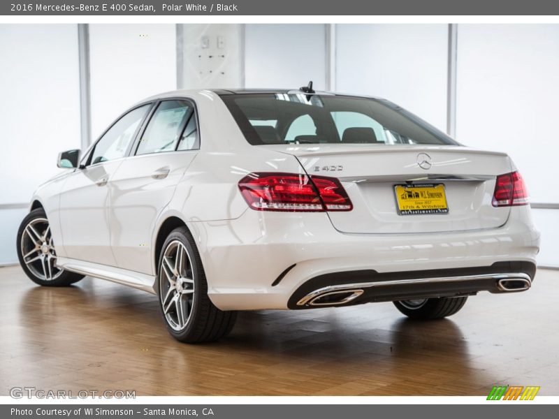 Polar White / Black 2016 Mercedes-Benz E 400 Sedan