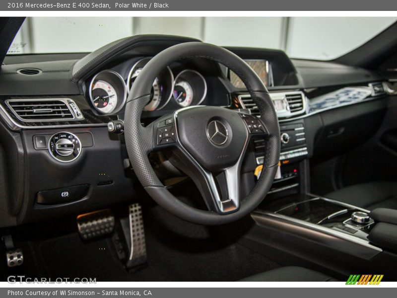 Polar White / Black 2016 Mercedes-Benz E 400 Sedan