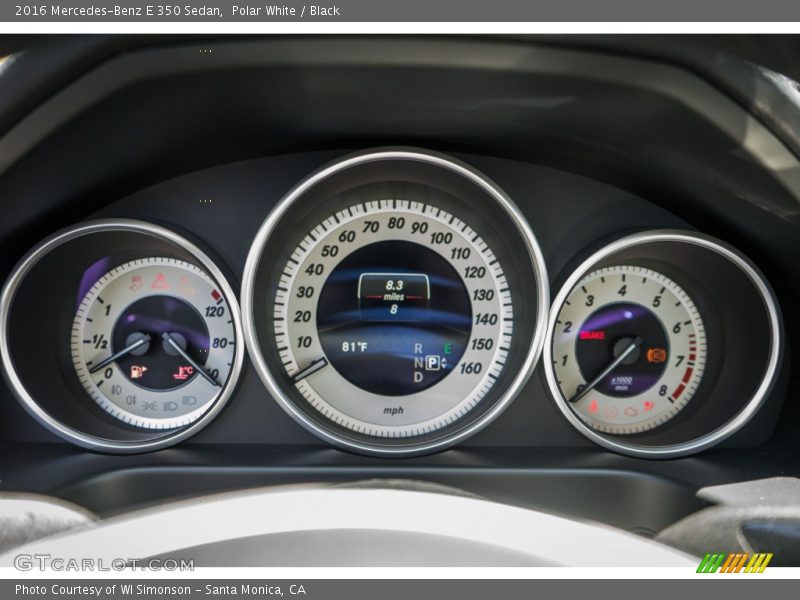Polar White / Black 2016 Mercedes-Benz E 350 Sedan