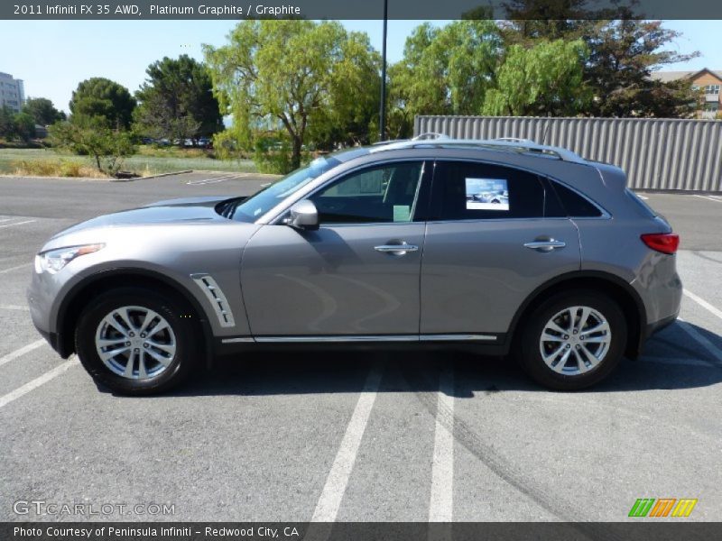 Platinum Graphite / Graphite 2011 Infiniti FX 35 AWD