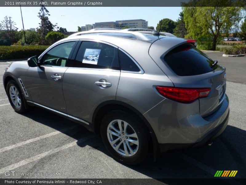 Platinum Graphite / Graphite 2011 Infiniti FX 35 AWD
