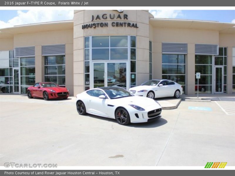 Polaris White / Jet 2016 Jaguar F-TYPE R Coupe