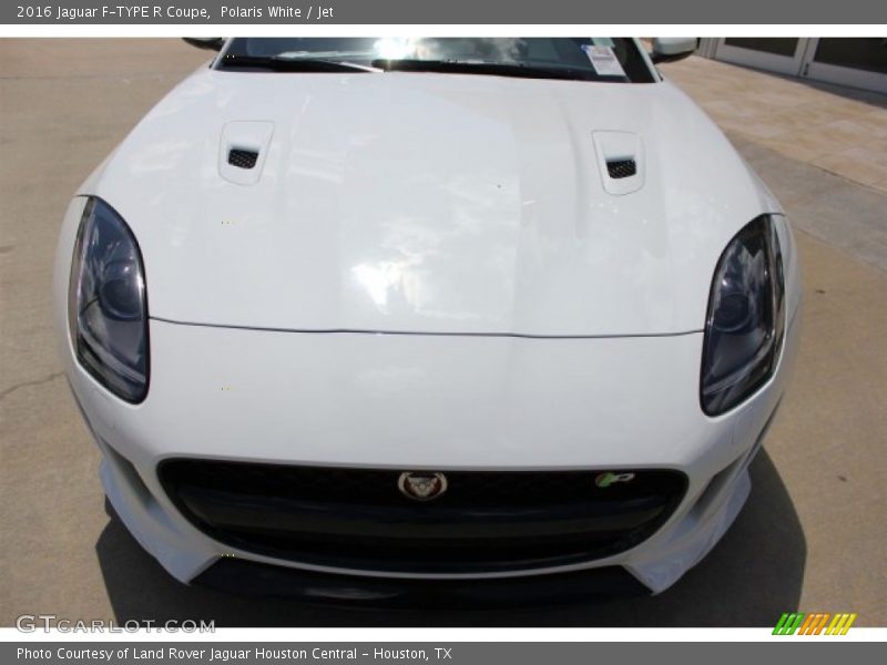 Polaris White / Jet 2016 Jaguar F-TYPE R Coupe