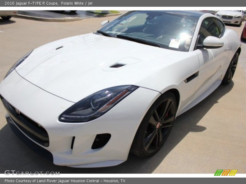 Polaris White / Jet 2016 Jaguar F-TYPE R Coupe