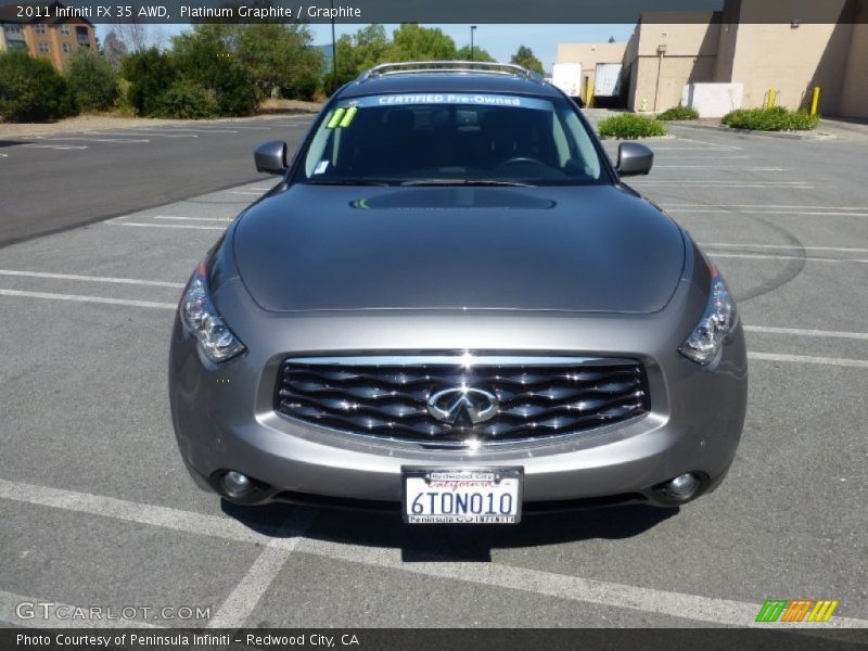 Platinum Graphite / Graphite 2011 Infiniti FX 35 AWD