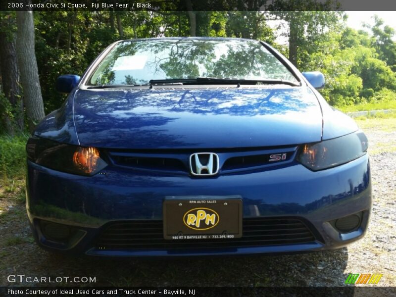 Fiji Blue Pearl / Black 2006 Honda Civic Si Coupe