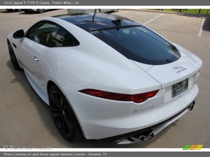 Polaris White / Jet 2016 Jaguar F-TYPE R Coupe