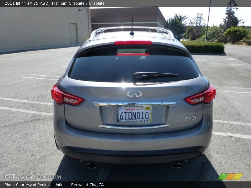 Platinum Graphite / Graphite 2011 Infiniti FX 35 AWD