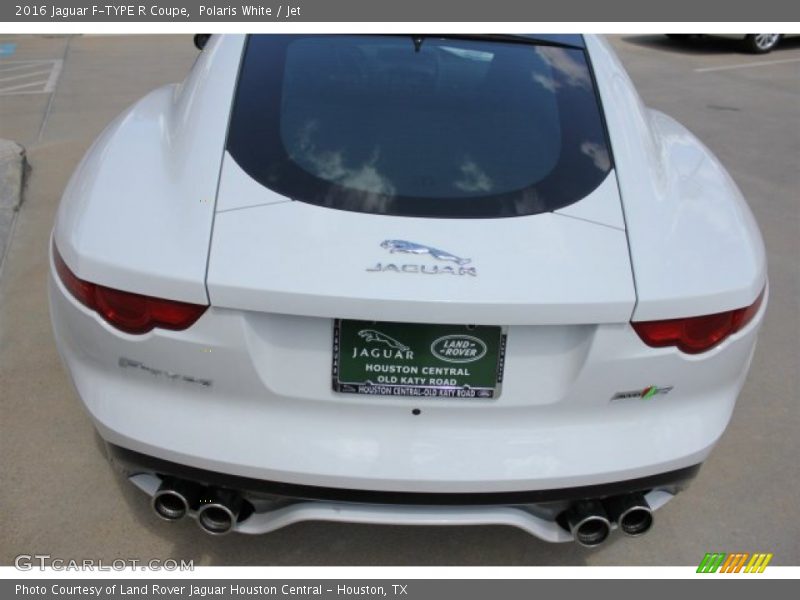 Polaris White / Jet 2016 Jaguar F-TYPE R Coupe