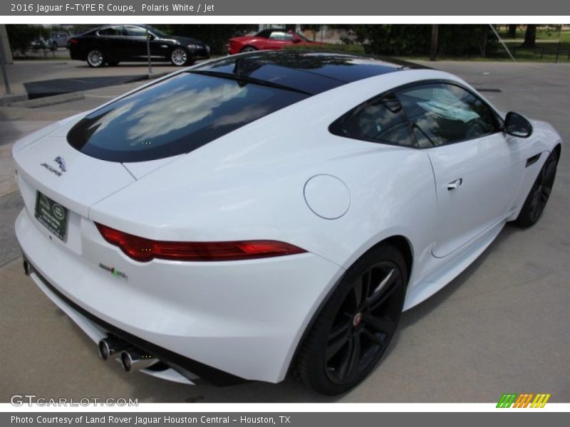 Polaris White / Jet 2016 Jaguar F-TYPE R Coupe