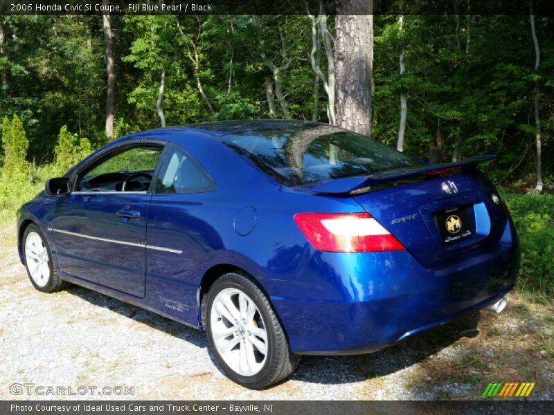 Fiji Blue Pearl / Black 2006 Honda Civic Si Coupe