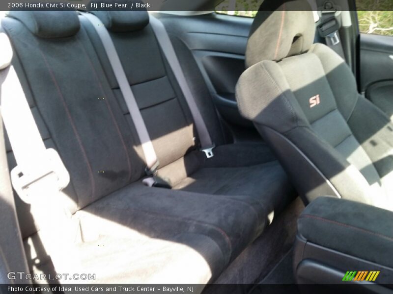 Fiji Blue Pearl / Black 2006 Honda Civic Si Coupe