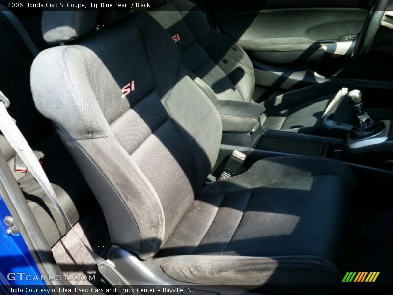 Fiji Blue Pearl / Black 2006 Honda Civic Si Coupe