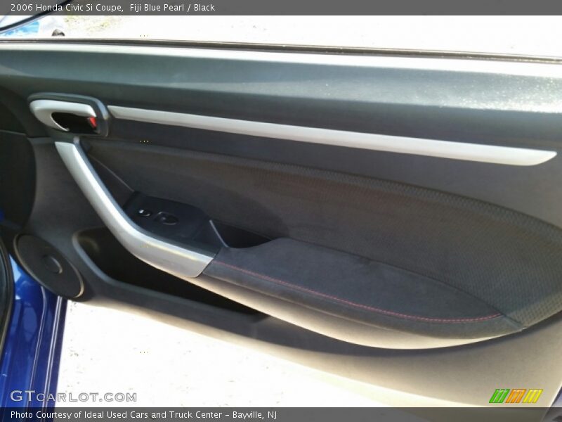 Fiji Blue Pearl / Black 2006 Honda Civic Si Coupe