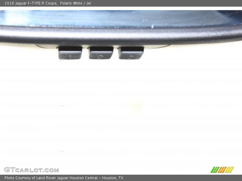 Polaris White / Jet 2016 Jaguar F-TYPE R Coupe