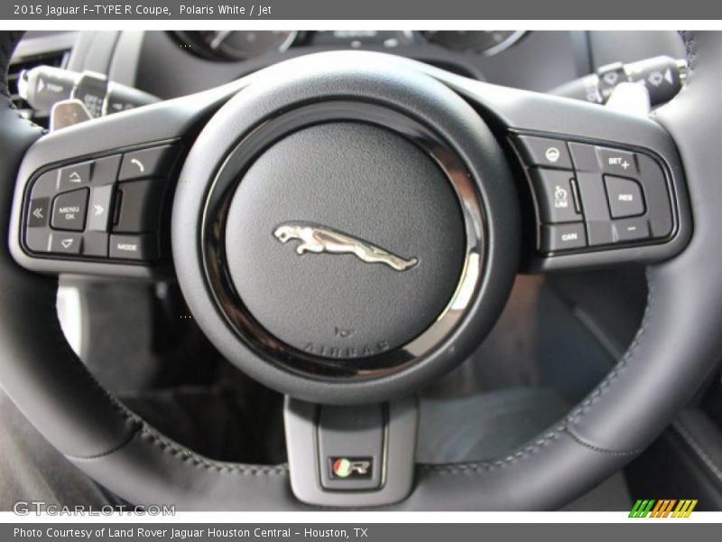 Polaris White / Jet 2016 Jaguar F-TYPE R Coupe