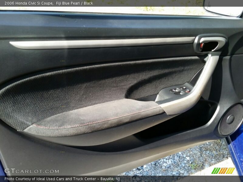 Fiji Blue Pearl / Black 2006 Honda Civic Si Coupe