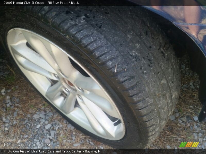 Fiji Blue Pearl / Black 2006 Honda Civic Si Coupe