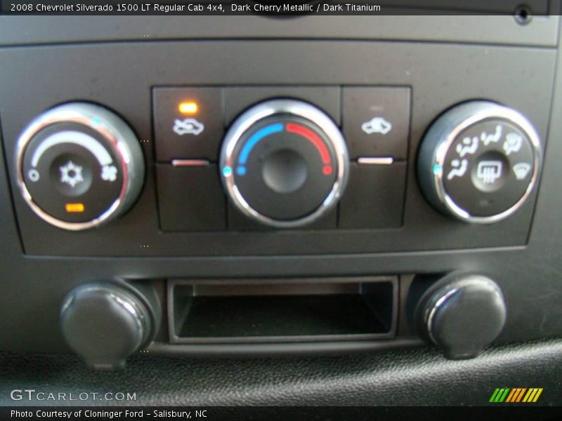 Dark Cherry Metallic / Dark Titanium 2008 Chevrolet Silverado 1500 LT Regular Cab 4x4