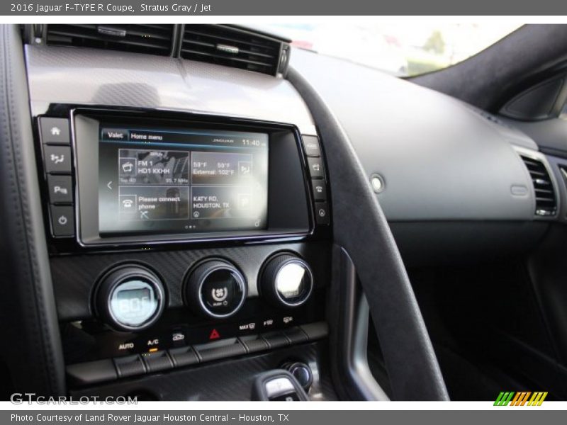 Stratus Gray / Jet 2016 Jaguar F-TYPE R Coupe