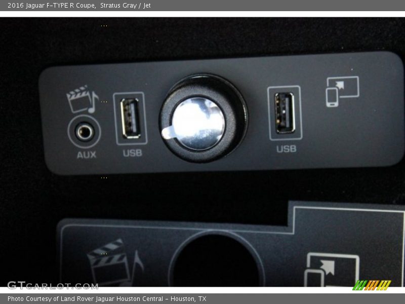 Stratus Gray / Jet 2016 Jaguar F-TYPE R Coupe